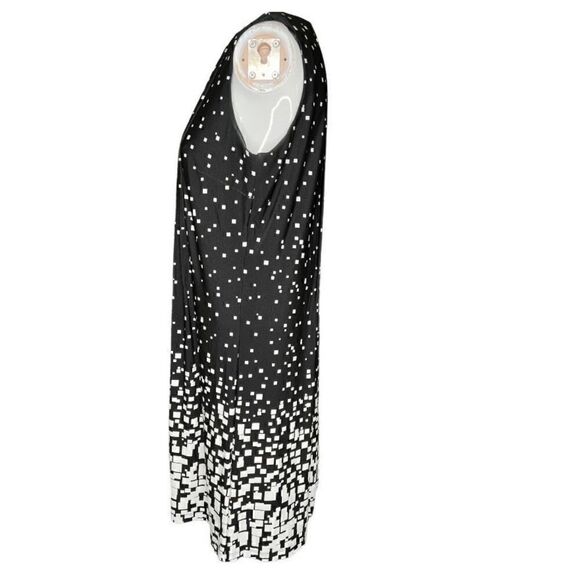 Perceptions size 8P sleeveless pleated pullover dress - Picture 2 of 10